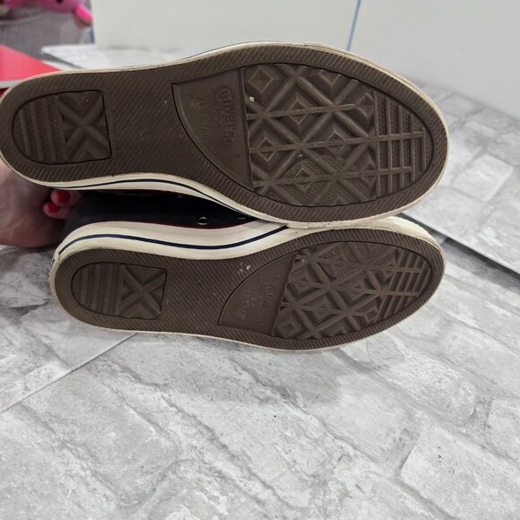 Converse Chuck Taylor All Star Lux Purple Suede Hidden Wedge Heel Mid Women 8.5 - Picture 5 of 9